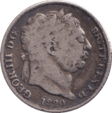 1820 SIXPENCE ( FINE ) - SIXPENCE - Cambridgeshire Coins