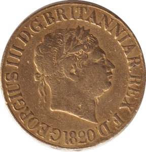 1820 SOVEREIGN ( GF ) EX MOUNT - SOVEREIGN - Cambridgeshire Coins