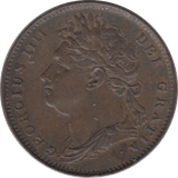 1821 FARTHING ( EF ) - Farthing - Cambridgeshire Coins