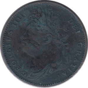 1821 FARTHING ( FAIR ) - Farthing - Cambridgeshire Coins