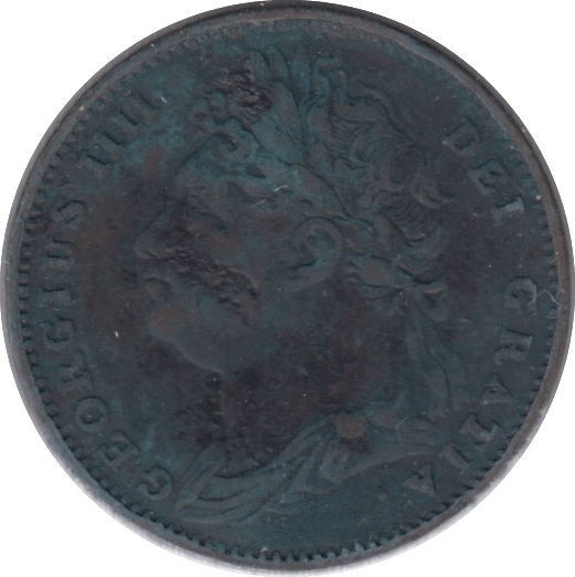 1821 FARTHING ( FAIR ) - Farthing - Cambridgeshire Coins