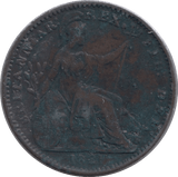 1821 FARTHING ( FAIR ) - Farthing - Cambridgeshire Coins