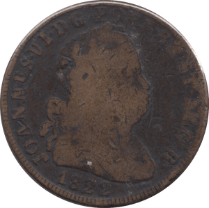 1822 40 CENTAVOS PORTUGAL - WORLD COINS - Cambridgeshire Coins