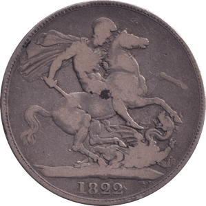 1822 CROWN ( FINE ) - Crown - Cambridgeshire Coins