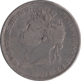 1822 CROWN ( NF ) TERTIO - CROWN - Cambridgeshire Coins