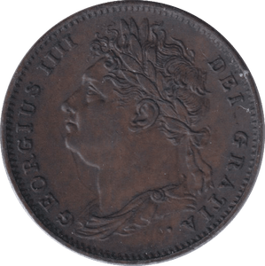 1822 FARTHING ( AUNC ) - FARTHING - Cambridgeshire Coins