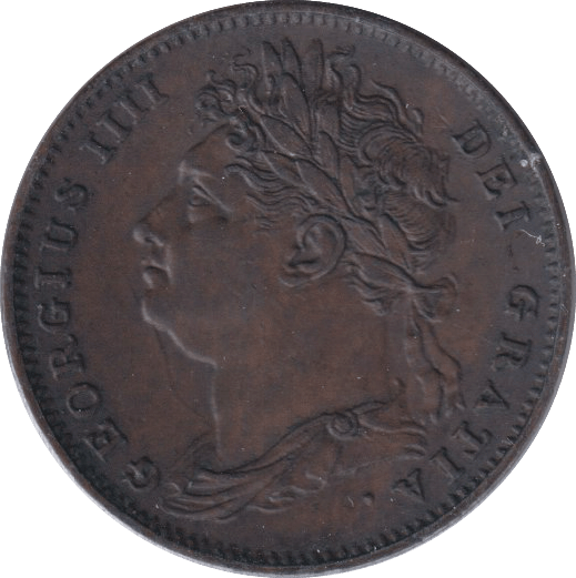 1822 FARTHING ( AUNC ) - FARTHING - Cambridgeshire Coins