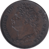 1822 FARTHING ( AUNC ) - FARTHING - Cambridgeshire Coins