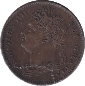 1822 FARTHING ( EF ) - FARTHING - Cambridgeshire Coins