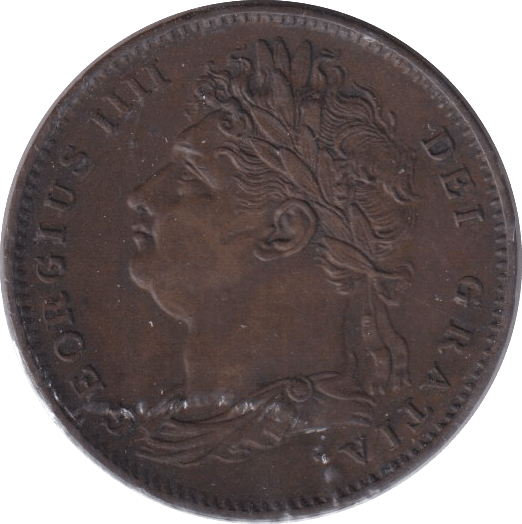 1822 FARTHING ( EF ) - FARTHING - Cambridgeshire Coins