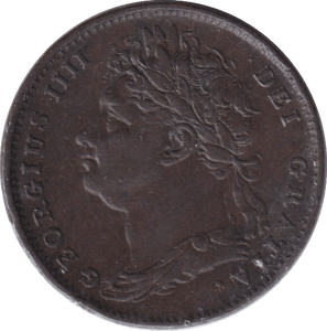 1822 FARTHING ( EF ) - FARTHING - Cambridgeshire Coins