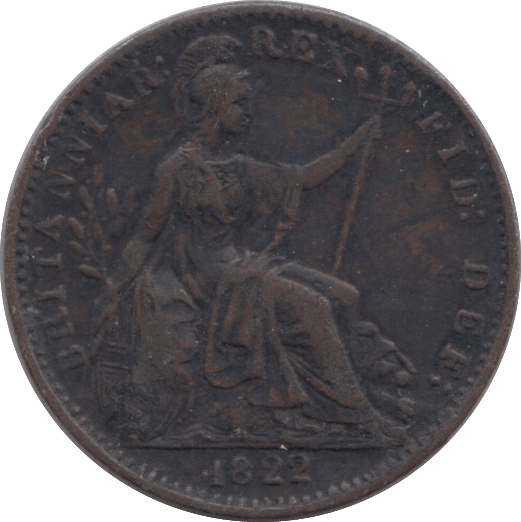 1822 FARTHING ( GF ) - Farthing - Cambridgeshire Coins