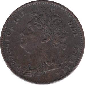 1822 FARTHING ( GVF ) - Farthing - Cambridgeshire Coins