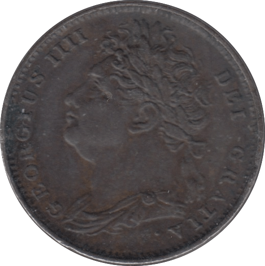 1822 FARTHING ( GVF ) - Farthing - Cambridgeshire Coins