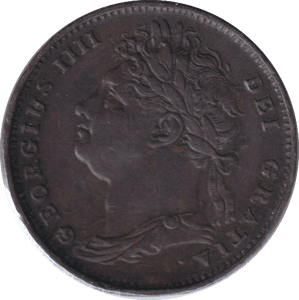 1822 FARTHING ( GVF ) - FARTHING - Cambridgeshire Coins