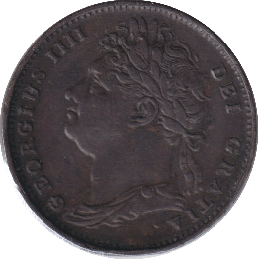 1822 FARTHING ( GVF ) - FARTHING - Cambridgeshire Coins