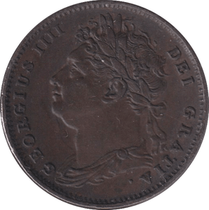 1822 FARTHING ( GVF ) - FARTHING - Cambridgeshire Coins