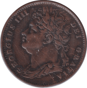 1822 FARTHING ( GVF ) - WORLD COINS - Cambridgeshire Coins