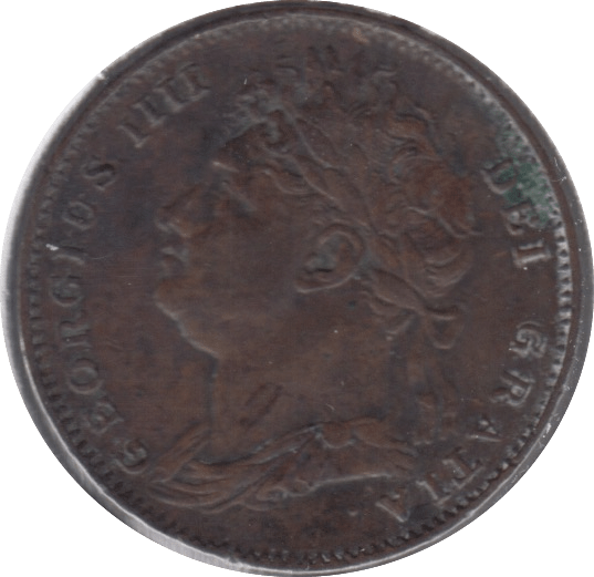 1822 FARTHING ( VF ) - Farthing - Cambridgeshire Coins