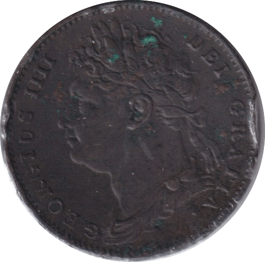 1822 FARTHING ( VF ) - FARTHING - Cambridgeshire Coins