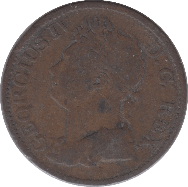 1822 IRELAND HALF PENNY - WORLD COINS - Cambridgeshire Coins