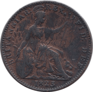 1823 FARTHING ( EF ) - Farthing - Cambridgeshire Coins