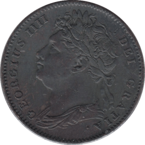 1823 FARTHING ( EF ) - Farthing - Cambridgeshire Coins