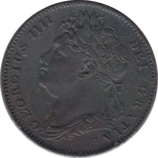 1823 FARTHING ( EF ) - Farthing - Cambridgeshire Coins