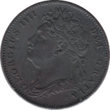 1823 FARTHING ( EF ) - Farthing - Cambridgeshire Coins