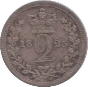 1823 MAUNDY TWOPENCE ( UNC ) - MAUNDY TWOPENCE - Cambridgeshire Coins