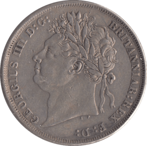 1824 SHILLING ( GVF ) - SHILLING - Cambridgeshire Coins