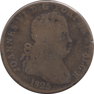 1825 40 REIS PORTUGAL - WORLD COINS - Cambridgeshire Coins