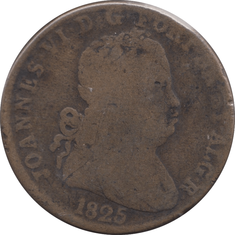 1825 40 REIS PORTUGAL - WORLD COINS - Cambridgeshire Coins