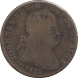 1825 40 REIS PORTUGAL - WORLD COINS - Cambridgeshire Coins