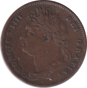 1825 FARTHING ( FINE ) - FARTHING - Cambridgeshire Coins