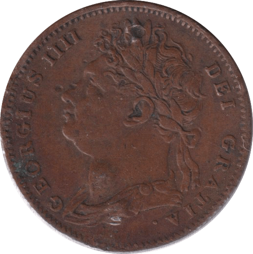 1825 FARTHING ( GF ) - FARTHING - Cambridgeshire Coins