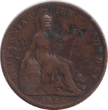 1825 FARTHING ( NF ) - FARTHING - Cambridgeshire Coins