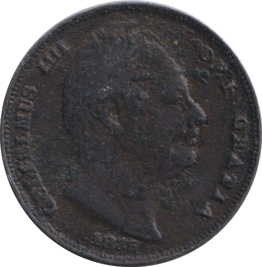 1825 FARTHING ( NF ) - FARTHING - Cambridgeshire Coins