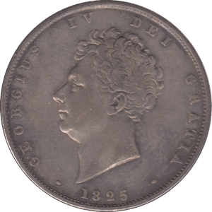 1825 HALFCROWN ( GVF ) - Halfcrown - Cambridgeshire Coins