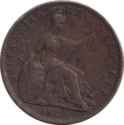 1826 FARTHING ( FINE ) - FARTHING - Cambridgeshire Coins