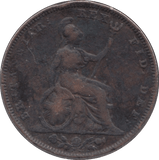 1826 FARTHING ( FINE ) - Farthing - Cambridgeshire Coins