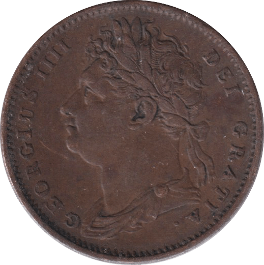 1826 FARTHING ( FINE ) - FARTHING - Cambridgeshire Coins