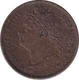 1826 FARTHING ( FINE ) - FARTHING - Cambridgeshire Coins