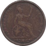 1826 FARTHING ( FINE ) - Farthing - Cambridgeshire Coins