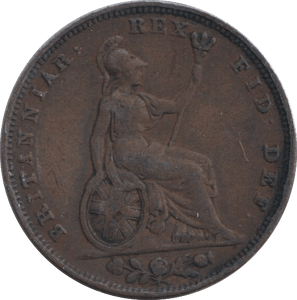 1826 FARTHING ( GF ) - FARTHING - Cambridgeshire Coins