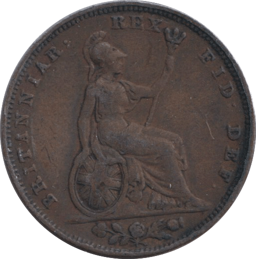 1826 FARTHING ( GF ) - FARTHING - Cambridgeshire Coins