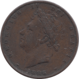 1826 FARTHING ( GF ) - Farthing - Cambridgeshire Coins