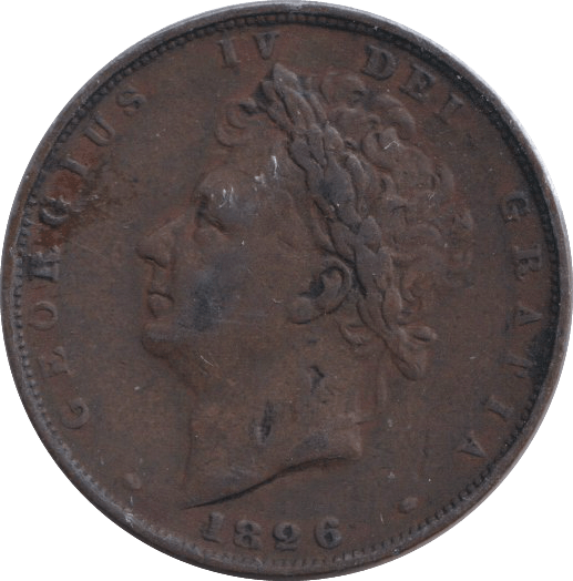 1826 FARTHING ( GF ) - FARTHING - Cambridgeshire Coins