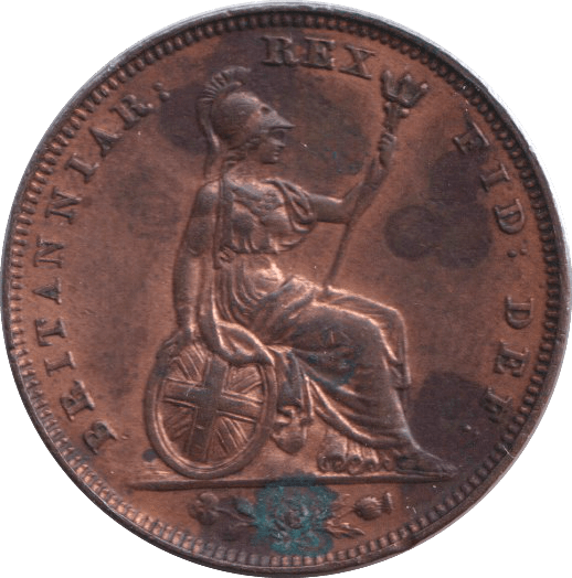 1826 FARTHING ( GVF ) - FARTHING - Cambridgeshire Coins