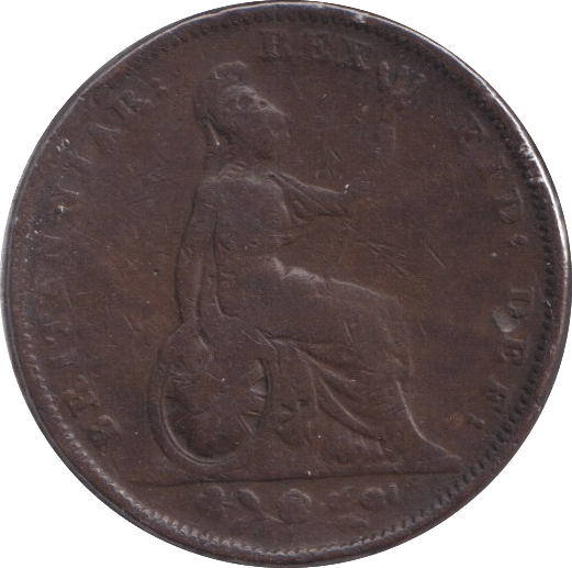 1826 FARTHING ( NF ) - FARTHING - Cambridgeshire Coins